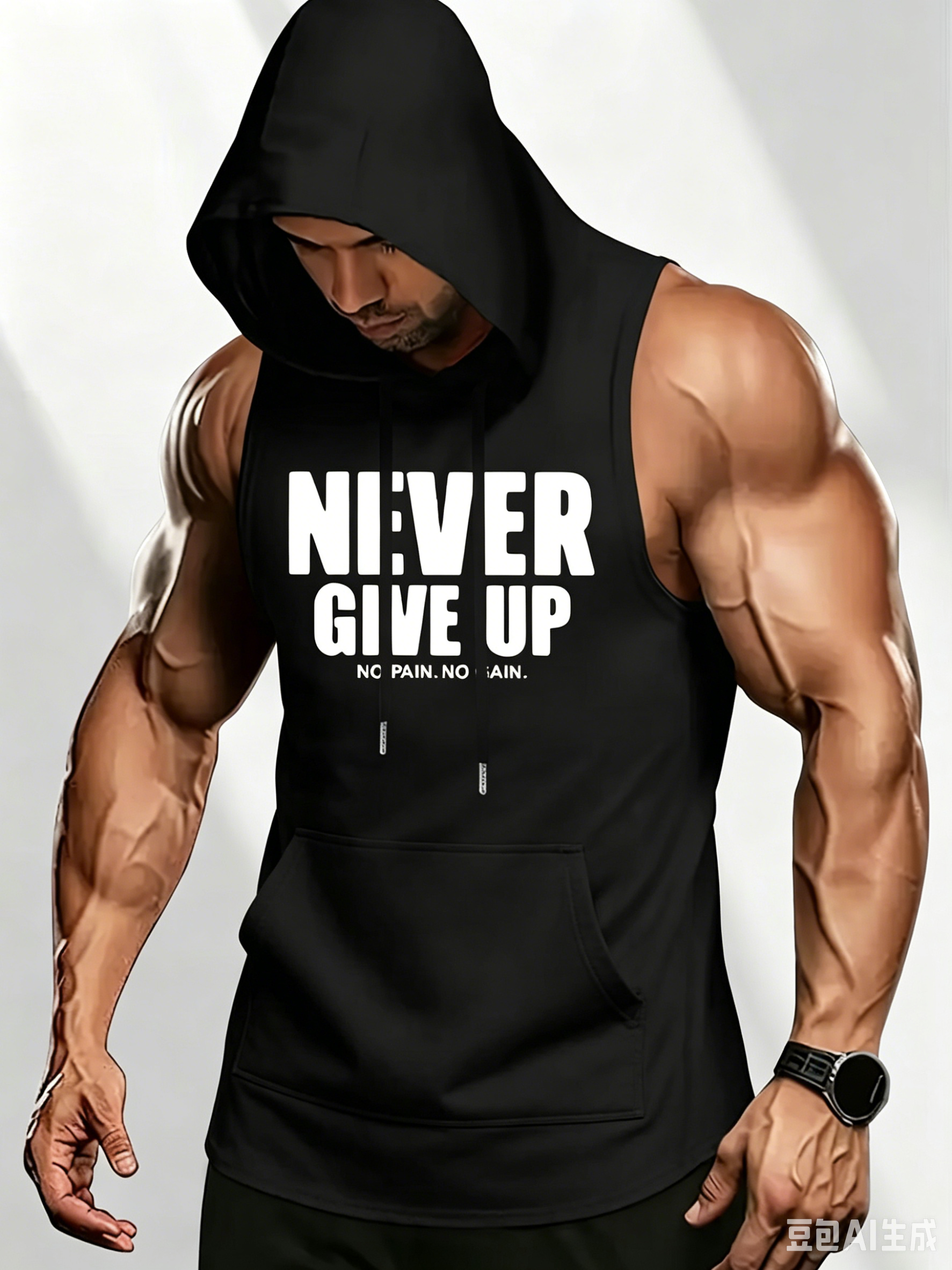 Men's Old School Gym Print Sle - Outdoor Sport Hoodie review and price