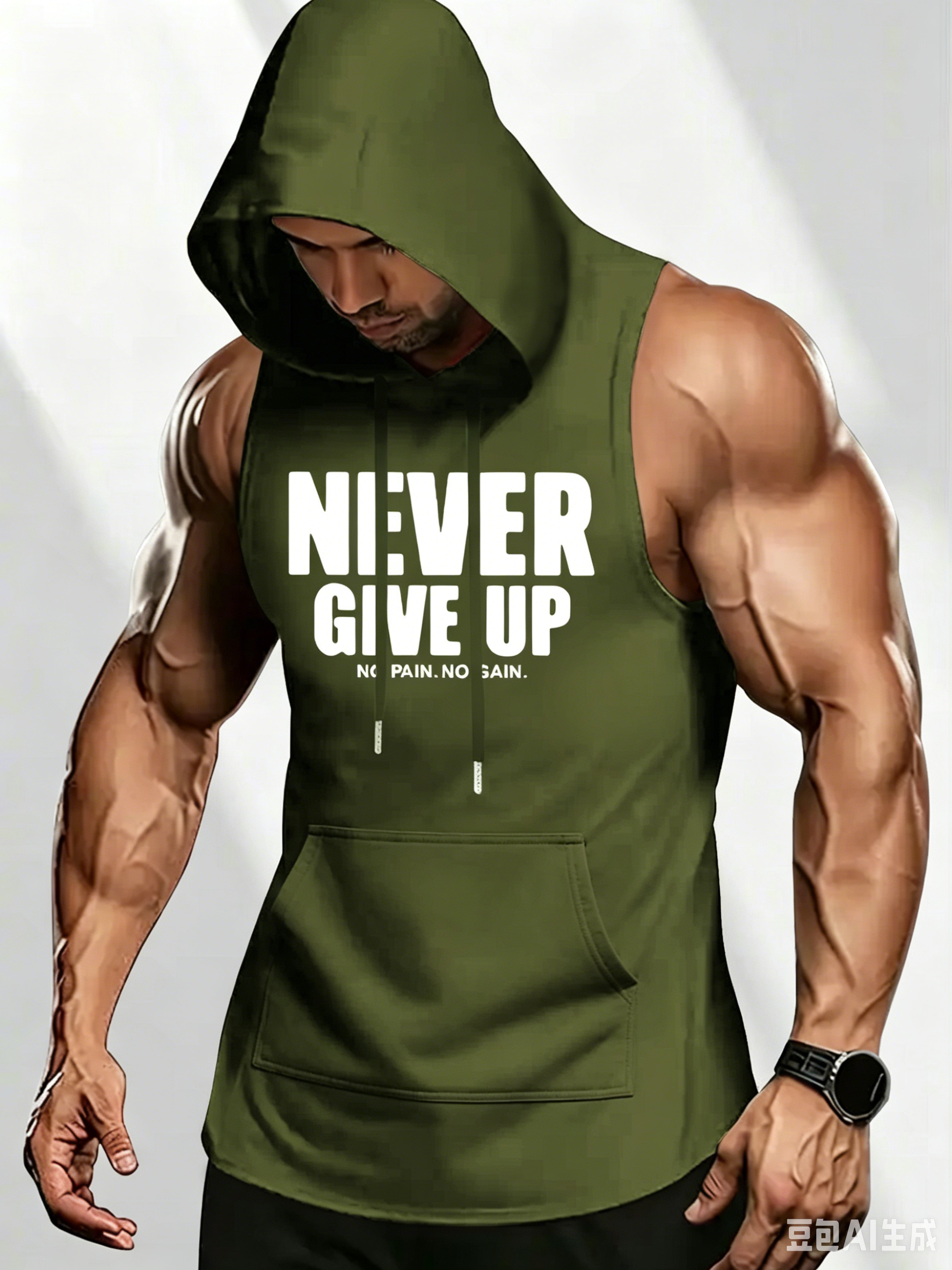 Men's Old School Gym Print Sle - Outdoor Sport Hoodie review and price