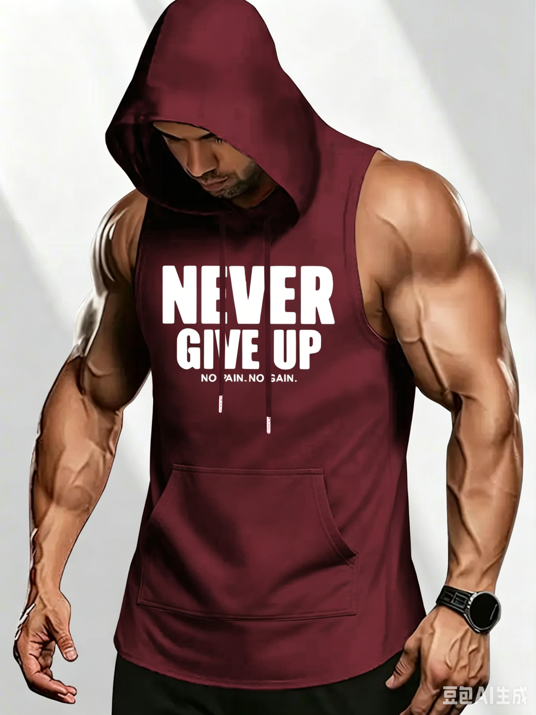Men's Old School Gym Print Sle - Outdoor Sport Hoodie review and price