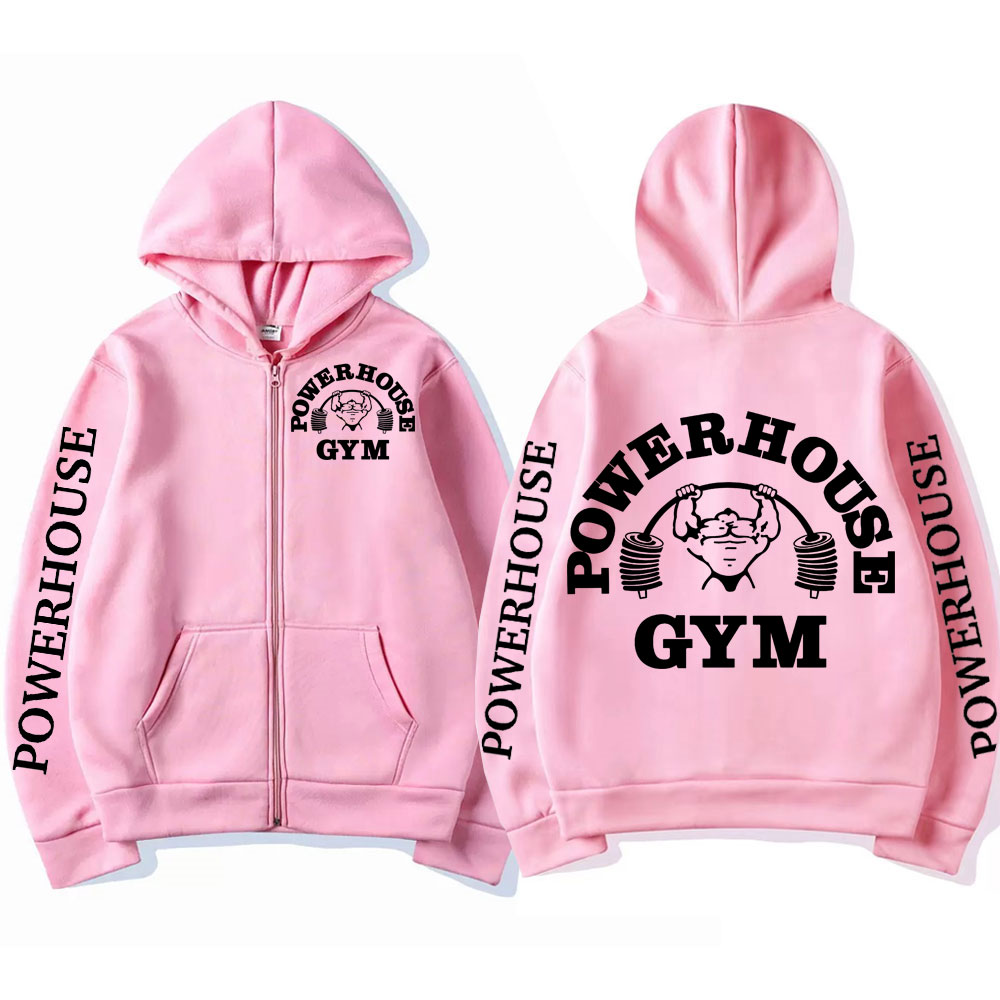 Powerhouse Gym Logo Zipper Hoo - Outdoor Sport Hoodie review and price