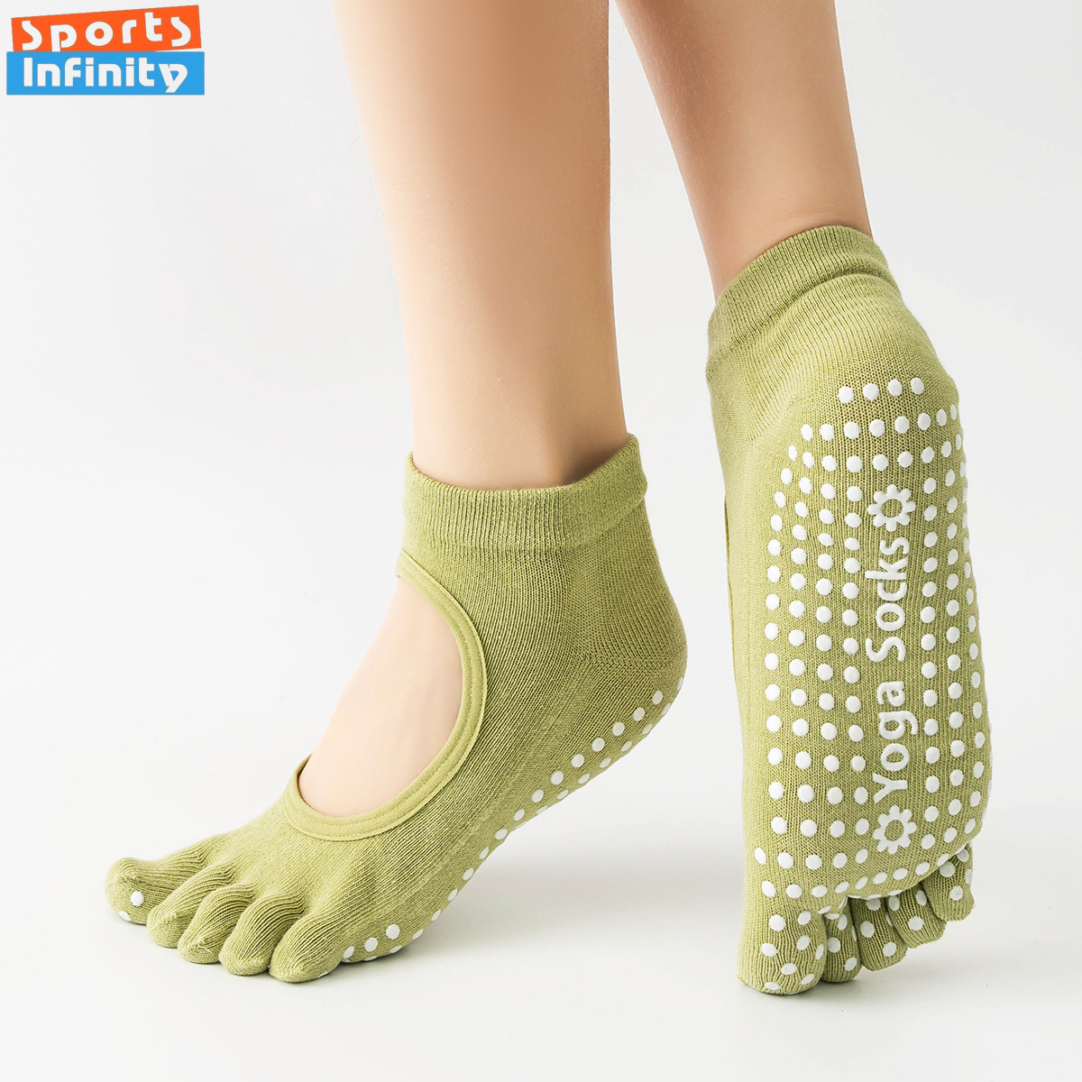 Lady Five Finger Backless Yoga - Trampoline Park Sock review and price