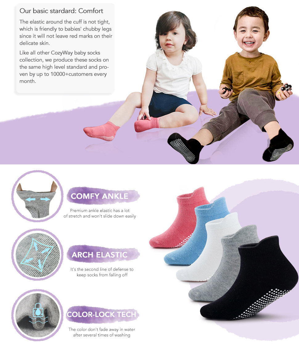 6 Pairs/Lot Spring Autumn Kids - Trampoline Park Sock review and price