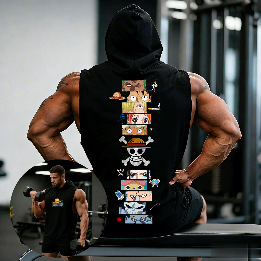 One Piece Anime Hoodie Sleevel - Outdoor Sport Hoodie review and price