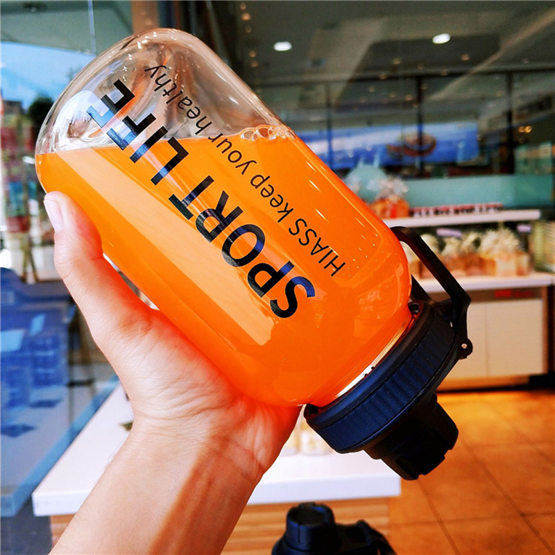 700ml/1000ml Large Capacity Po - Outdoor Sport Glass Water Bottle review and price